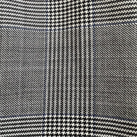 J Crew Glen Plaid Wool Ruffle Pocket Double Breasted Blazer Size 4 - Picture 13 of 16